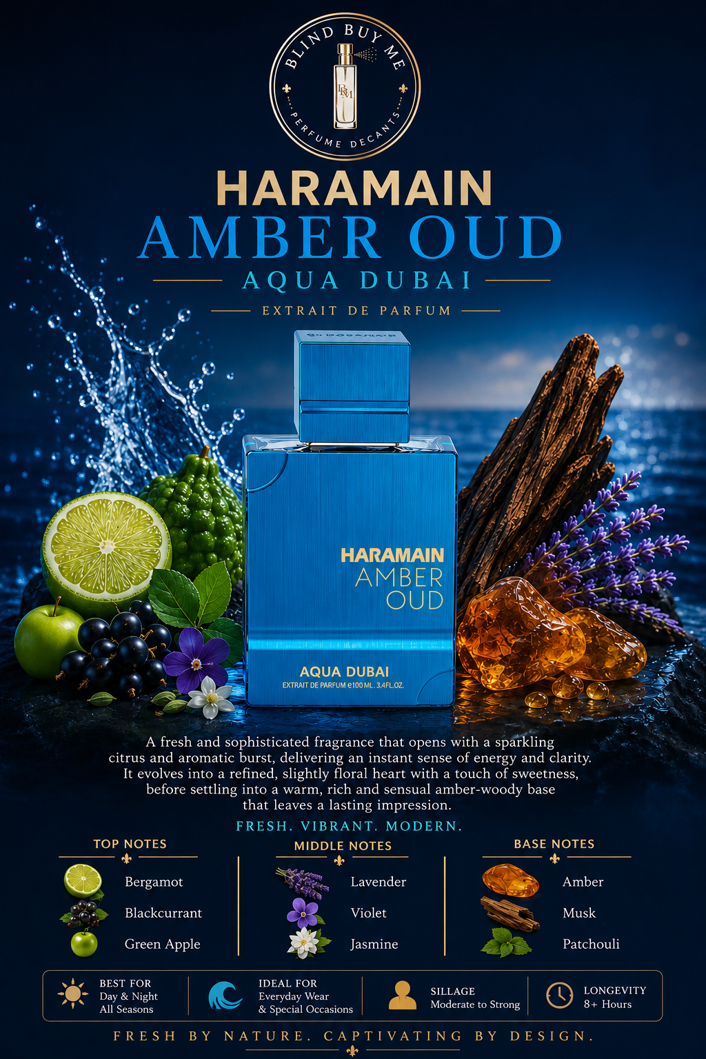 Al Haramain Amber Oud Aqua Dubai