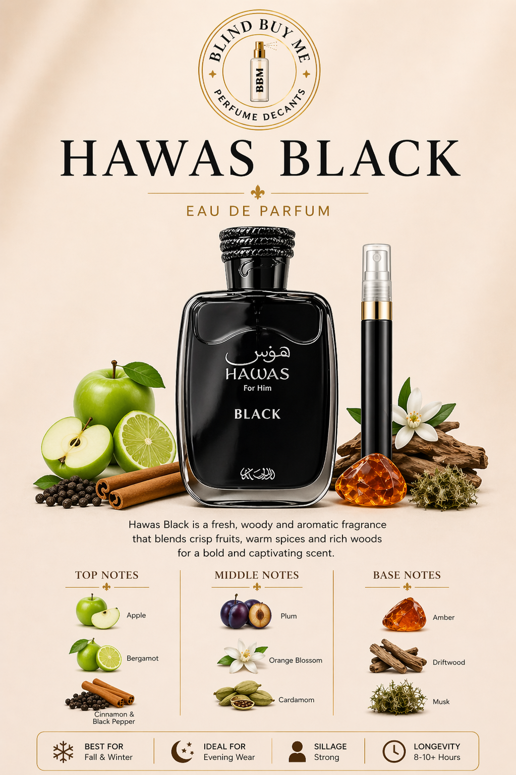 Rasasi Hawas Black