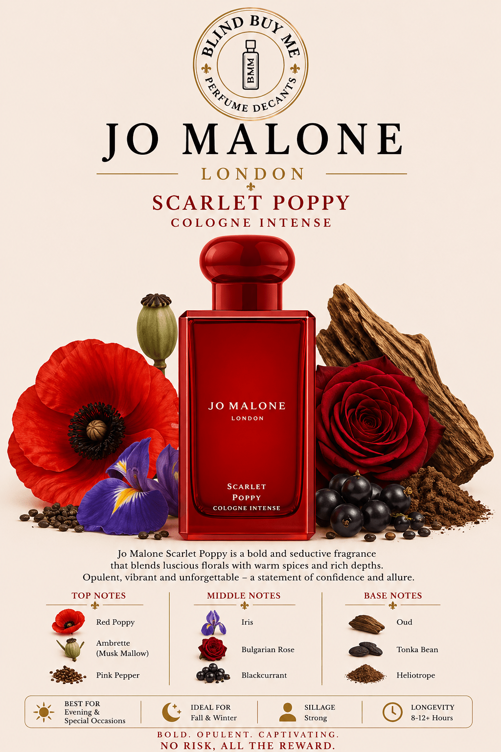 Jo Malone London Scarlet Poppy Cologne Intense - Blind Buy Me
