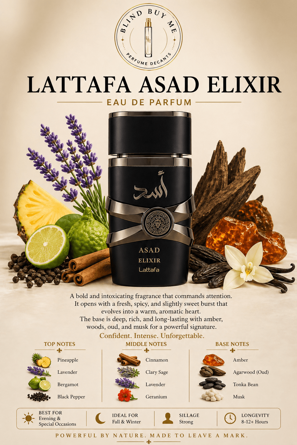 Lattafa Asad Elixir - Blind Buy Me