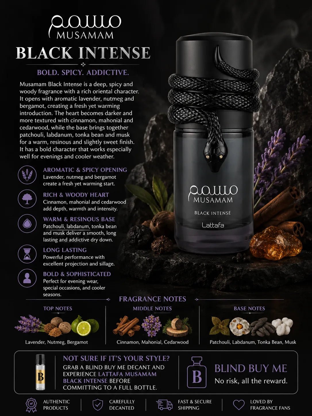 Lattafa Musamam Black Intense - Blind Buy Me