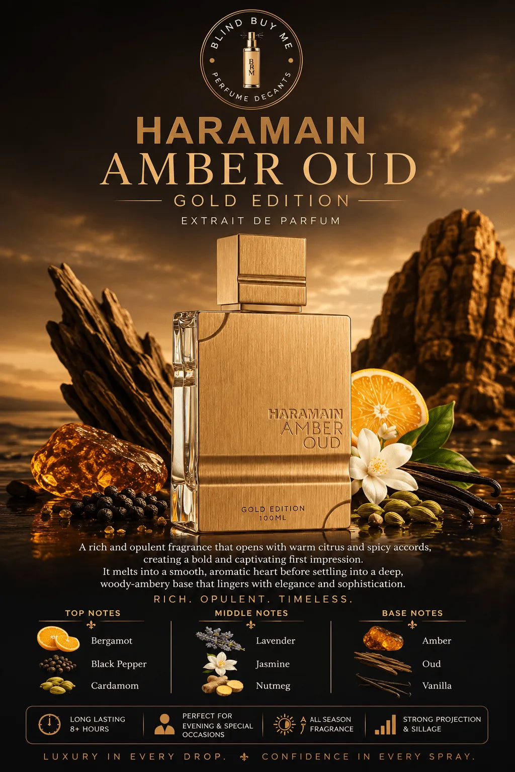 Al Haramain Amber Oud Gold Edition - Blind Buy Me